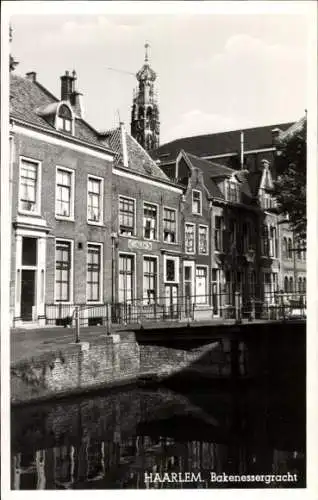 Ak Haarlem Nordholland Niederlande, Bakenessergracht