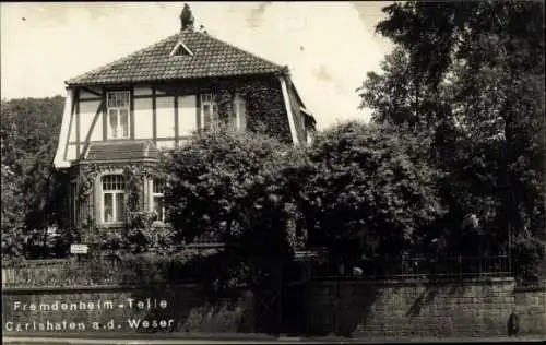 Foto Ak Bad Karlshafen an der Weser, Fremdenheim Telle