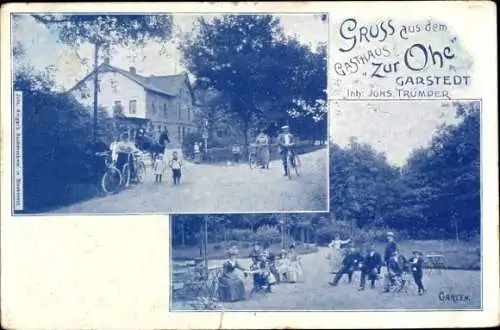 Ak Garstedt Lüneburger Heide Niedersachsen, Gasthaus zur Ohe