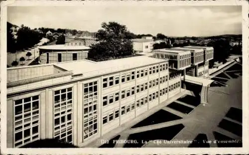 Ak Freiburg Stadt Freiburg Schweiz, La Cité Universitaire