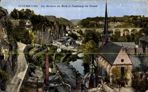 Ak Luxemburg, Les Rochets du Bock et Faubourg du Grund
