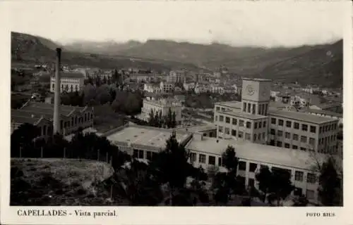 Ak Capellades Katalonien Spanien, Teilansicht