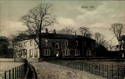 Ak Morpeth Northumberland England, Bolam Hall