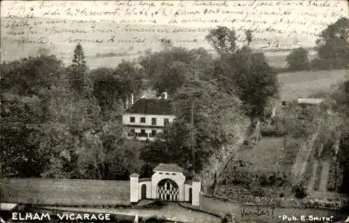 Ak Elham Kent England, Pfarrhaus