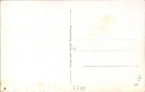 Ak Braunschweig, Siegfriedstraße, Burgundenplatz, Denkmal