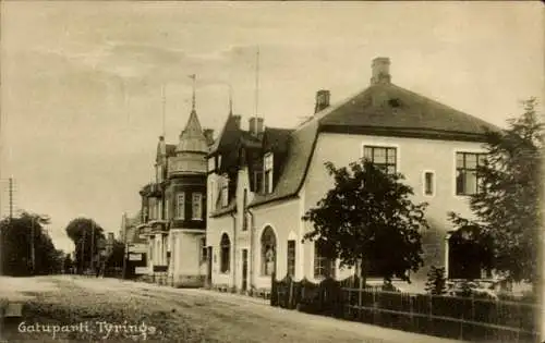 Ak Tyringe Schonen Schweden, Straßenpartie