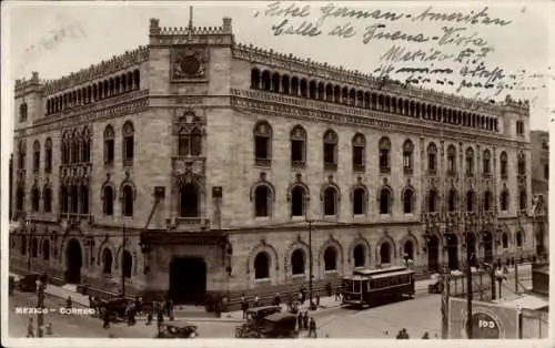 Ak Mexico, Palacio de Correos de Mexico, Postamt