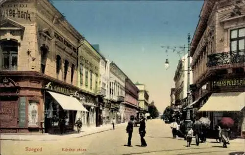 Ak Szeged Szegedin Ungarn, Kárdez Straße
