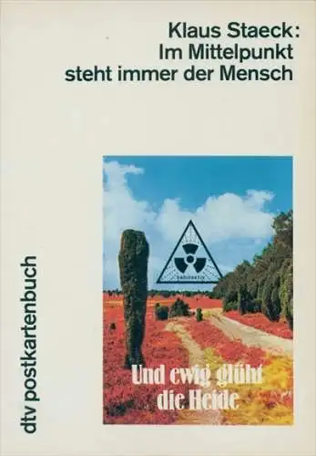 25 Ak in einem informativen dtv Postkartenbuch von Klaus Staeck, handsigniert