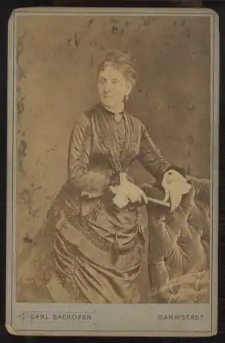 Cabinet Foto Prinzessin Viktoria von Battenberg