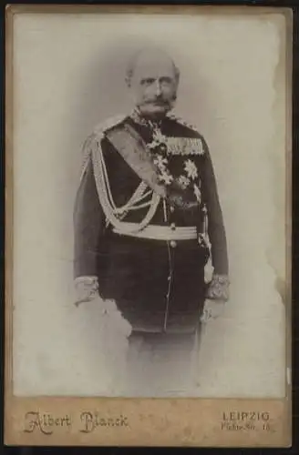 Cabinet Foto Prinz Georg von Sachsen