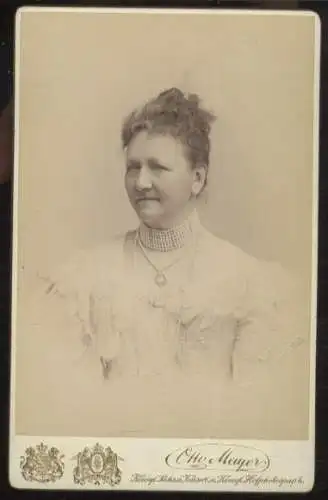 Cabinet Foto Königin Carola von Sachsen