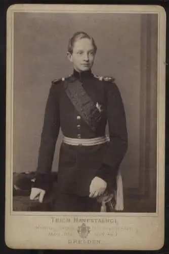 Cabinet Foto Johann Georg von Sachsen