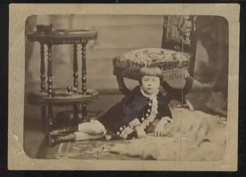 Cabinet Foto Prinz Wilhelm Ernst von Sachsen-Weimar-Eisenach