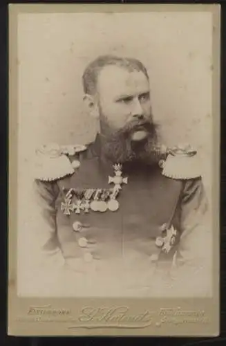 Cabinet Foto Wilhelm II. von Württemberg