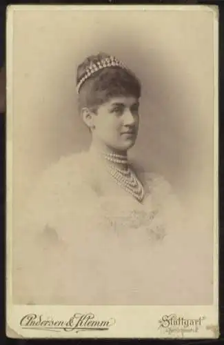 Cabinet Foto Königin Charlotte von Württemberg