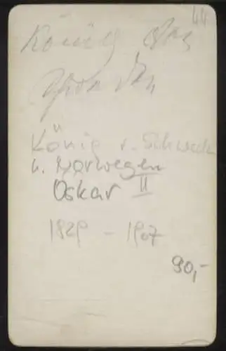 CdV Portrait König Wilhelm II. von Württemberg