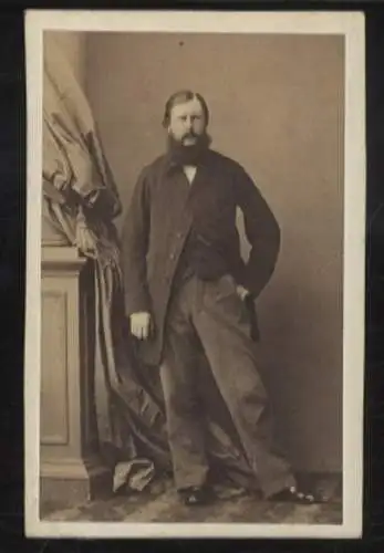 CdV Portrait Prinz Eduard von Sachsen-Weimar-Eisenach