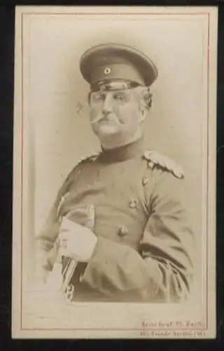 CdV Portrait Fürst Georg Albert von Schwarzburg-Rudolstadt