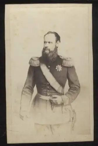 CdV Portrait König Karl I. von Württemberg