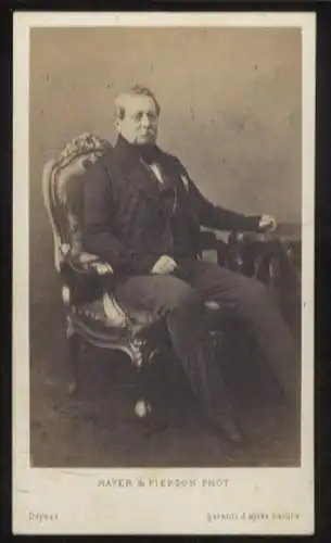 CdV Portrait König Wilhelm I. von Württemberg