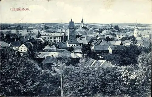 Ak Pelhřimov Pilgram Region Hochland, Gesamtansicht