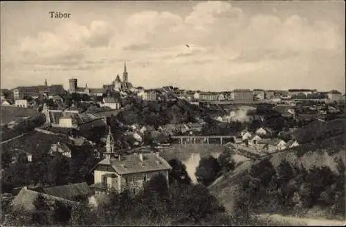 Ak Tábor Südböhmen, Panorama
