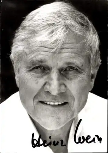 Ak Schauspieler Heinz Weiss, Portrait, Autogramm