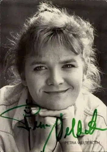 Ak Schauspielerin Petra Welteroth, Portrait, Autogramm