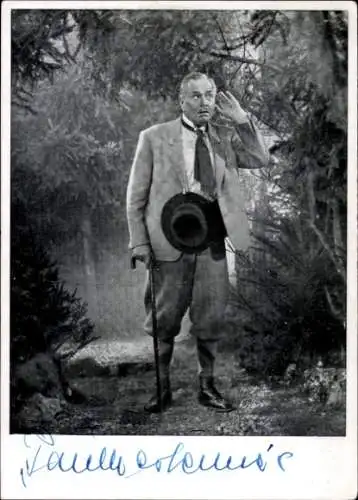 Ak Schauspieler Paul Westermeier, Portrait, Autogramm, Film Im weißen Rößl