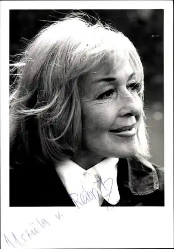 Ak Schauspielerin Ursula von Reibnitz, Portrait, Autogramm