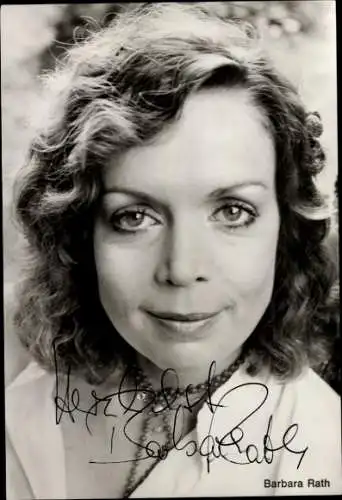Ak Schauspielerin Barbara Rath, Portrait, Autogramm