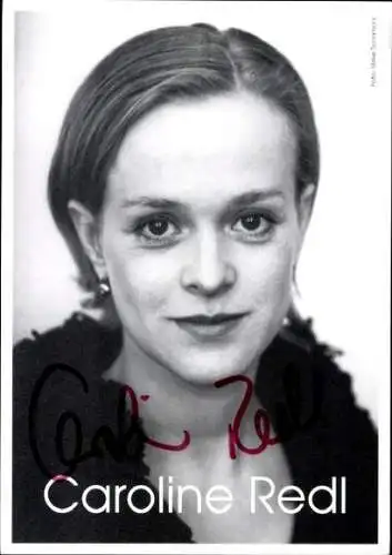 Ak Schauspielerin Caroline Redl, Portrait, Autogramm