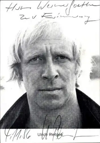 Ak Schauspieler Ulrich Pleitgen, Portrait, Autogramm