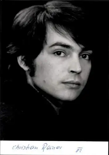 Ak Schauspieler Christian Reiner, Portrait, Autogramm