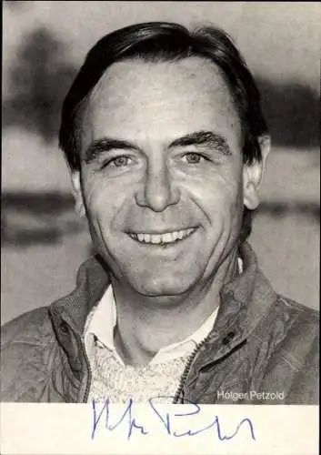 Ak Schauspieler Holger Petzold, Portrait, Autogramm
