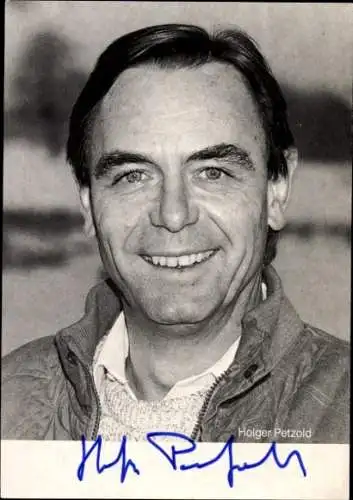Ak Schauspieler Holger Petzold, Portrait, Autogramm