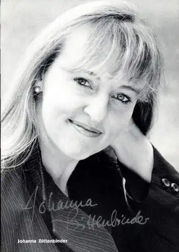 Ak Schauspielerin Johanna Bittenbinder, Portrait, Autogramm