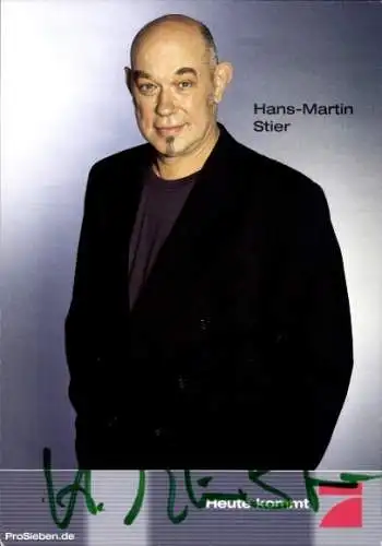Ak Schauspieler Hans-Martin Stier, Portrait, Autogramm, Pro7, Serie Klinikum Berlin Mitte