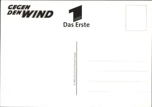 Ak Schauspielerin Tabea Thomsen, Portrait, Autogramm, ARD, Serie Gegen den Wind