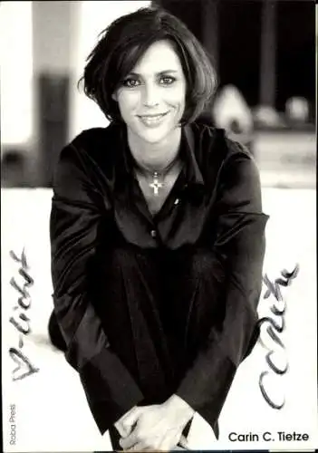 Ak Schauspielerin Carin C. Tietze, Portrait, Autogramm