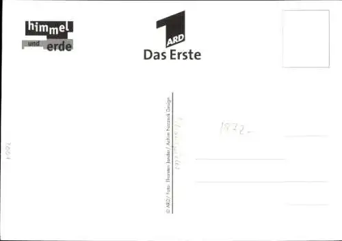 Ak Schauspieler Henning Vogt, Portrait, Autogramm, ARD, Serie Himmel und Erde