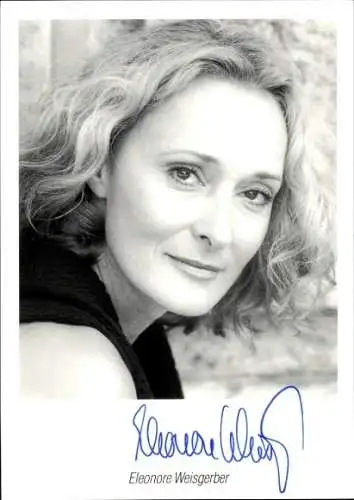Ak Schauspielerin Eleonore Weisgerber, Portrait, Autogramm