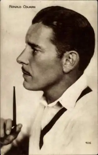 Ak Schauspieler Ronald Colman, Portrait