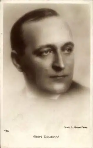 Ak Schauspieler Albert Dieudonne, Portrait
