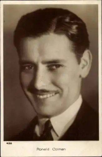 Ak Schauspieler Ronald Colman, Portrait