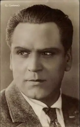 Ak Schauspieler G. Gabrio, Portrait
