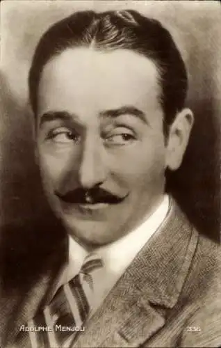 Ak Schauspieler Adolphe Menjou, Portrait