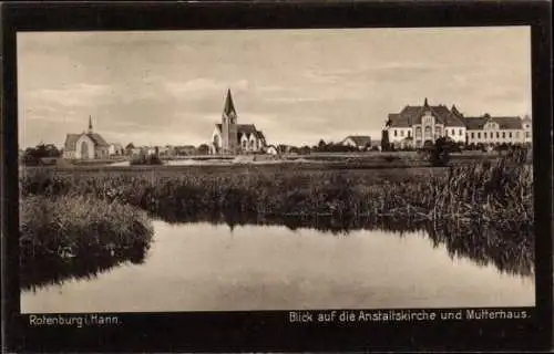 Ak Rotenburg an der Wümme, Anstaltskirche, Mutterhaus