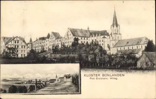 Ak Bonlanden Berkheim in Oberschwaben, Kloster